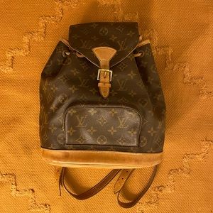 LOUIS VUITTON VINTAGE MONTSOURIS MM BACKPACK BAG